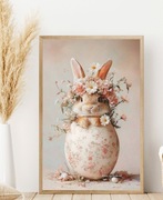 Plakat zajączek wielkanocny 