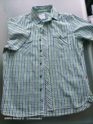 Koszula męska, r. L, Reserved, krótki rękaw, kratka