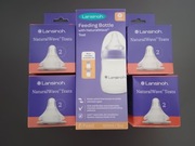 Butelka lanshiloh, 160 ml, plastikowa, smoczki lanshiloh rozmiar 3 - F