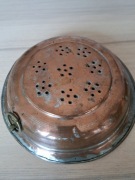 Piękne stare cynowe sitko