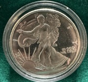 Srebrna moneta/medal 1oz, Walking Liberty, In God we Trust