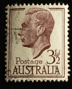 Jerzy VI. 3 i 1/2 pens. Australia 1951 r