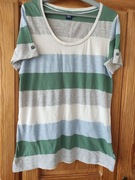 T-shirt w paski roz. M