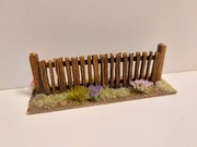 Teren do bitewniaka dioramy - płotek