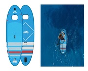 Deska SUP Aquaview pompowana dmuchana "szklane dno SZEROKA I STABILNA 140kg