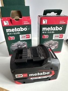 Zestaw Metabo 2 x akumulator 18 V 5 2 Ah ładowarka NOWE - cena ostateczna!