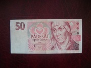 BANKNOT CZECHOSŁOWACJA 50 Koron 1997 r. seria D 52