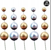 kule ozdobne na tort, ciasto, ozdoby na tort