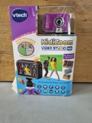 Aparat dla dzieci zestaw statyw tło fioletowy Vtech Kidizoom Video Studio