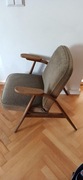 Fotel B-6028 Radomsko modern PRL vintage lata 60