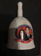 Dzwonek ceramiczny okolicznościowy z Anglii