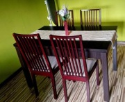 Stół rozkładany i 3 krzesła