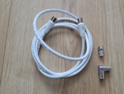 Kabel antenowy Hama 1,5m Biały