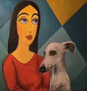 Wspólny sekret obraz akrylowy 80x80 