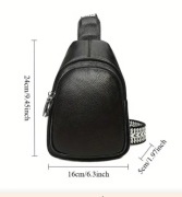 Damska torba skórzana, uniwersalna, stylowa, kompaktowa.