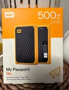 Dysk przenośny WD My Passport Go SSD 500GB USB Nieotwierane pudełko