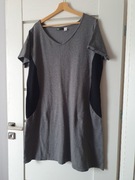 Miękka wygodna szara sukienka BPC rozmiar 52/54