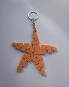 Brelok Rozgwiazda 3D – elastyczny gadżet do kluczy / plecaka / fidget