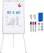 Maxtek Magnetyczna tablica 90x60cm regulowana wysokość