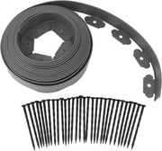 Obrzeża krajobrazowe//Zestaw czarne obrzeża krajobrazowe