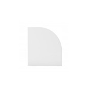 Cooke&Lewis półka narożna połysk biała lewa