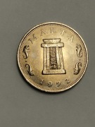 Sprzedam monetę Malta 5 centów 1972r.  idealny stan z pięknym blaskiem