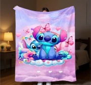Nowy mięciutki duży koc bajkowy Stitch i Lilo 150x200