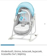 Kinderkraft, Unimo,leżaczek,bujaczek, krzesełko5w1