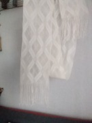 Szalik damski w kolorze ecru