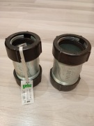 ZŁĄCZA PRZELOTOWE ZACISKOWE Z OBU STRON GEBO 1 1/2 i 1 1/4