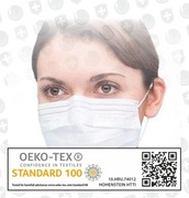 MASKA MASECZKA OCHRONNA TANIO 3 WARSTWY 1szt