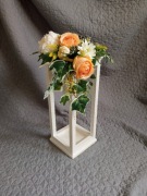 Stroik lampion kompozycja kwiatowa 10