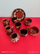 Stara brązowa ceramika, PRL, vintage, do renowacji