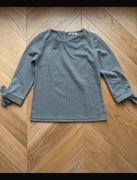 Bluzka rękaw 3/4 w kratkę włoska jakość Italian quality / S