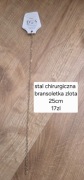 Bransoletka złota stal chirurgiczna 25 cm regulowana biżuteria damska