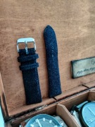 Pasek Horlogeband 22 mm jeans denim