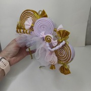 Opaska na głowę Candyland, , świąteczna ozdoba do włosów z cukierkami
