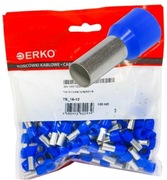 Tulejka izolowana kablowa 16mm TE 16-12 100szt ERKO