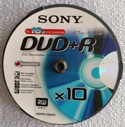 Płyty DVD+R - Sony (9 sztuk)