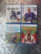 Posiadam cztery gry na PlayStation 5 na sprzedaż.   