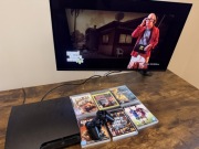 PS3 PlayStation 3 SLIM 320GB Pad + 6 gier