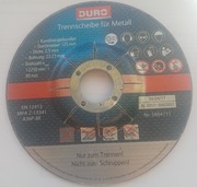 Niemieckie tarcze do cięcia metalu DURO 125/2,5/22,23