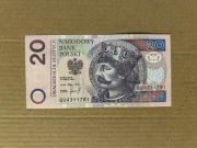 20 zł 1994 stan 1 seria GU