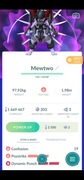 Pokemon GO - Armored Mewtwo Psystrike, gwarantowany lucky, 2nd charged