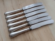 POSREBRZANE NOŻE ŚNIADANIOWE SOLINGEN NIEMCY MONOGRAM 20cm