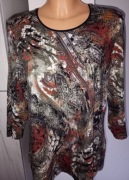 Gerry Weber  bluzka z rekawami  3/4 mix wzorow  44