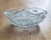 Kryształowa miska. PRL.