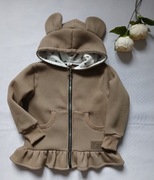 Bluza gruba z uszami handmade 
