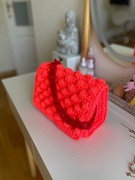 Torba na ramię ręcznie zrobiona na szydełku