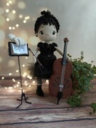 Lalka Wednesday z ubraniami i akcesoria.